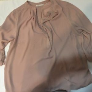 Violet + Claire Pink Blouse 3/4 Sleeve Size 2X